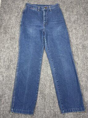 Vintage Wrangler High Waist Straight Leg Jeans USA Made Size 10 · UC-243